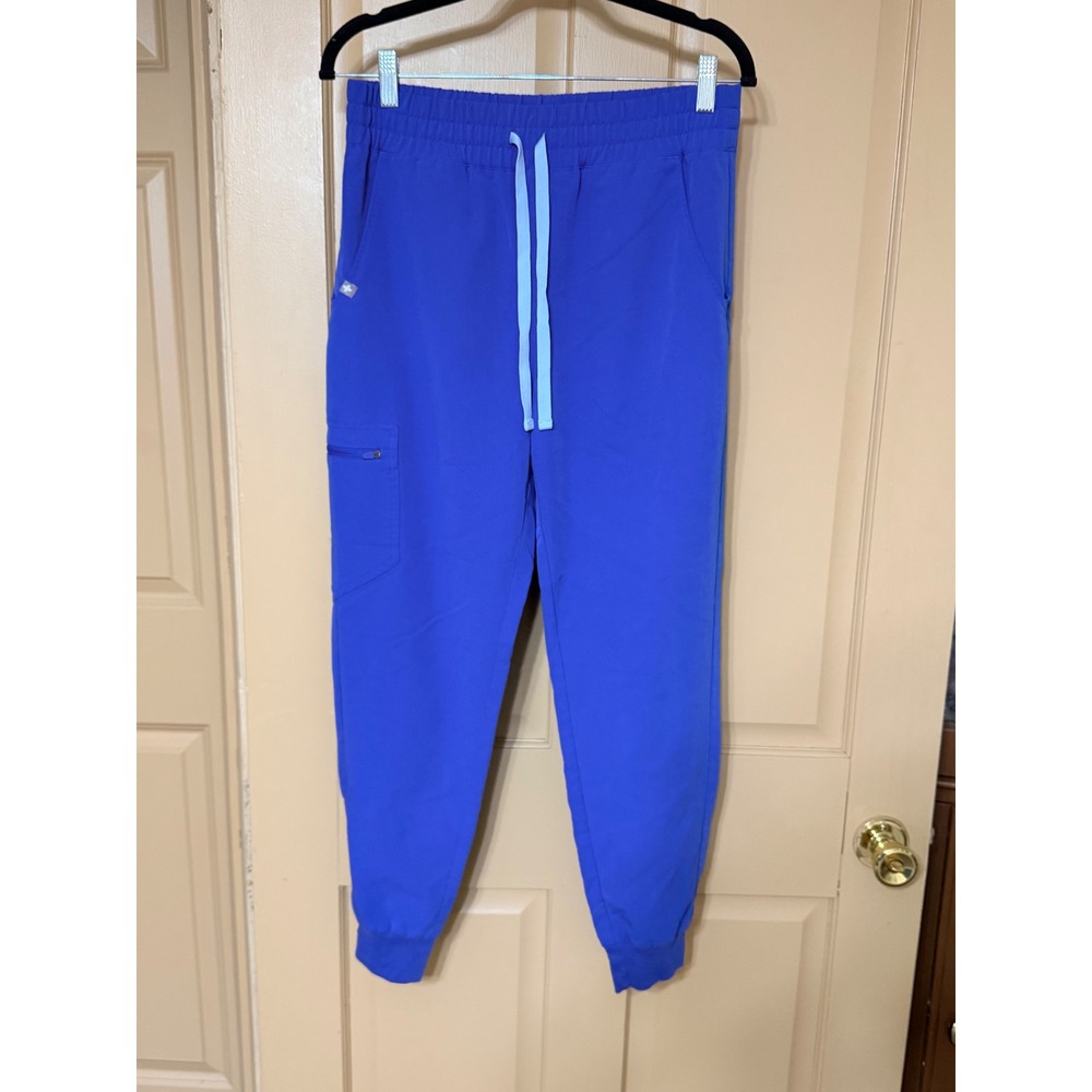 Figs Technical Collection Royal Blue Scrub Jogger Pants Womens Small S P Zamoras